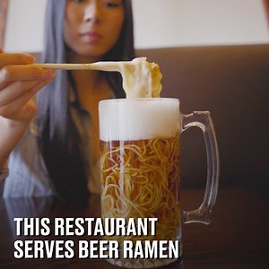 Beer noodles anyone? 🍺🍜 Yuu 優 Japanese Tapas | LADbible