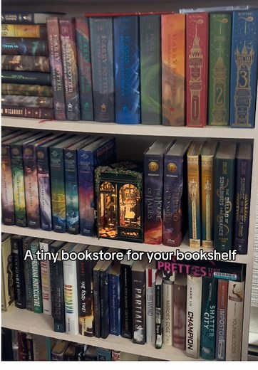 Create an Adorable DIY Book Nook for Your Bookshelf