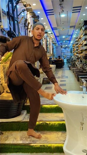 Elegant Standing Wazu Basin for Home | Latest Islamic Design