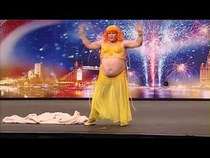 Peter Coghlan (Belly Dancer) - Audition #1 - Britains Got Talent 2009 HIGH QUALITY
