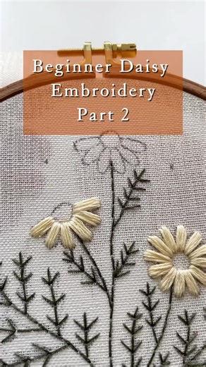 Beginner's Guide to Daisy Petals Embroidery