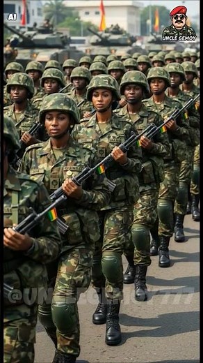 The Strength of Guinea: Gorgeous Women in Parade Uniforms!
