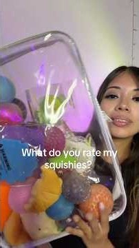 I love squishies!!! ♥️ #asmrsquishy #squishyasmr #asmrsounds #satisfyingsounds