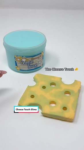 Cheese Touch🧀 limited edition slime inspired by Diary of a Wimpy Kid! Next restock: April 1st at 8pm CST #fyp #cheesetouch #satisfying