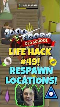 OSRS Life Hack 49! Respawn Locations! #gaming #osrs #lifehacks #mmorpg #oldschoolrunescape #osrstips