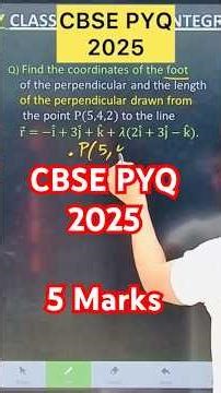 Q) Find the coordinates of the foot of the perpendicular and the length of the perpendicular drawn