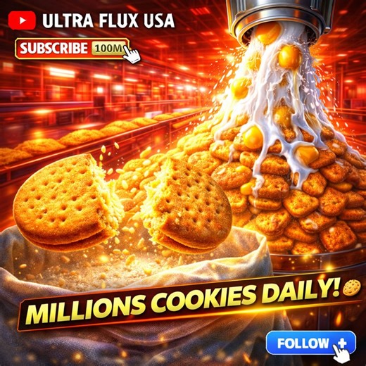 Why Everyone is Obsessed With These Red-Wrapped Biscuits 🍪❓ ​Inside the Sooper Factory: How 20 Million Cookies Are Made Daily 🏭🧤 ​The Secret Process Behind the World’s Favorite Egg & Milk Biscuit 🥚🥛✨ ​Welcome to Ultra Flux USA ⚙️ See how fascinating products are made, from massive factories to high-tech production lines 🌍 ​Ever wondered how the iconic "melt-in-your-mouth" Sooper biscuit is made? 🍪 Today, we’re going inside one of the most advanced snack facilities on the planet to see the