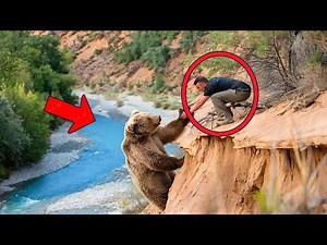 Man Saves Bear From Cliff, But What The Bear Did Next Was Shocking
