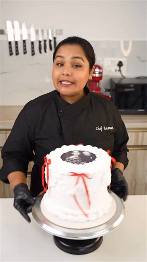 Chef Ananya Tulshyan | Pastry Instructor on Instagram: "Photo cakes, but make them clean, sharp, and professional ✨ In this reel, I’m showing how I decorate edible photo cakes—from placing the image perfectly to getting that smooth, flawless finish. These cakes are such a game-changer for birthdays, anniversaries, brand events, and custom orders when you want that wow factor without compromising on taste. . . . Photo cake decorating, edible photo cakes, edible image printing, cake decorating tut