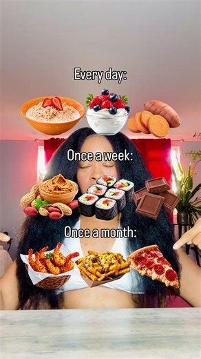 Want to lose 50  pounds? Here’s how to enjoy your favorite foods while staying in a calorie deficit! 👇🏽 After losing 100  pounds naturally, one of the biggest lessons I learned was that I didn’t have to give up my favorite foods to lose weight. I just had to become more intentional about what I ate and how often I ate it. 🥗 EVERYDAY FOODS: Prioritize foods like lean proteins, fruits, vegetables, whole grains, and fiber-rich carbs. These help keep you full, support muscle growth, and make stay