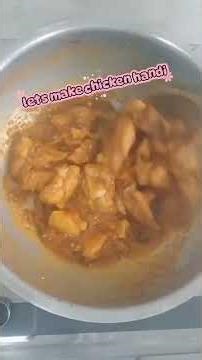Easy Chicken Handi Recipe | Restaurant Style Chicken Handi at Home #trending #cooking#viral#foryou