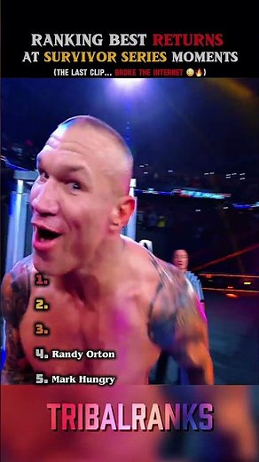 Ranking Best Returns at Survivor Series WWE Moments #wwe #wwereturn #wrestlemania