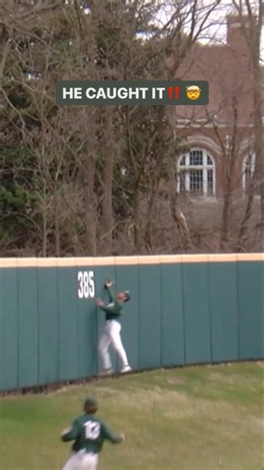 Jack Frank navigated the hill, and snagged it at the wall. 👀 | Big Ten Network