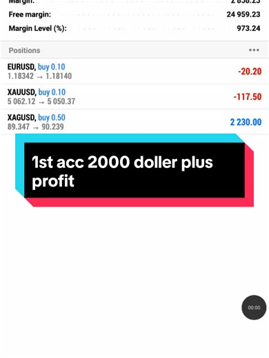 1st acc 2000 doller plus profit