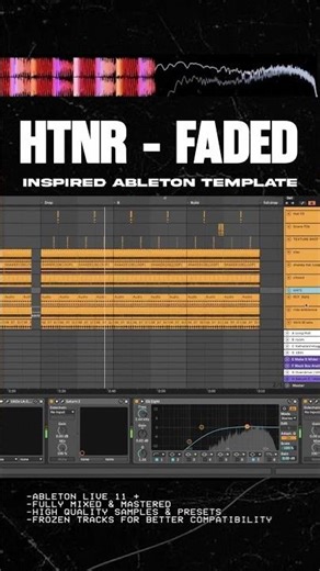 HNTR - FADED Inspired ableton Template