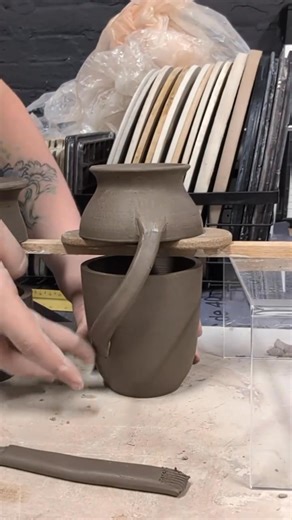 3K views · 1.5K reactions | New altered pots in the works #handmadepottery #alteredwheelthrown #ceramics #creativetiktok #pottery #fyp | Ceramic Teaches | Facebook