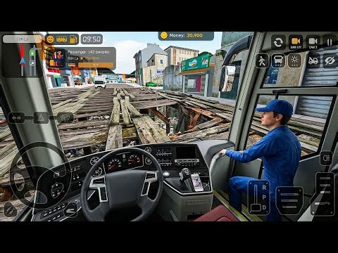 🚍Coach Bus Simulator Vietnam🛣 Driving on Dangerous Road ☠️⚠️#21