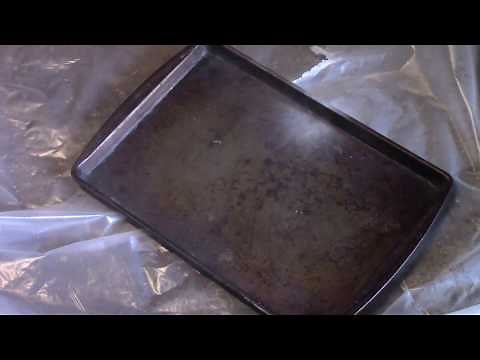How To Make a Magnetic Parts Tray From A Baking Sheet and Hard Drive