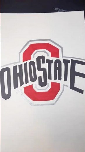 Drawing the Ohio State Buckeyes Logo! College football