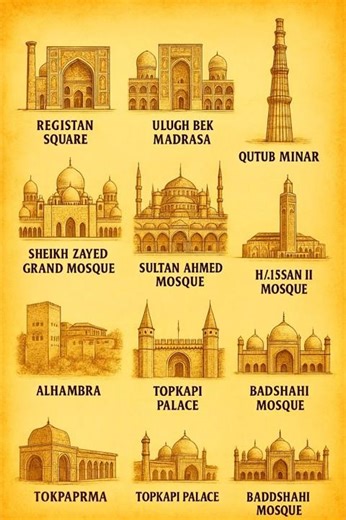 🏰 Legendary Islamic Landmarks You Must See #shorts