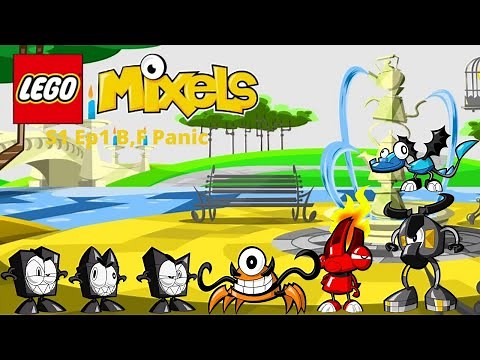 Lego Mixels (Reboot) S1 Ep1 B,F Panic (Stop Motion)