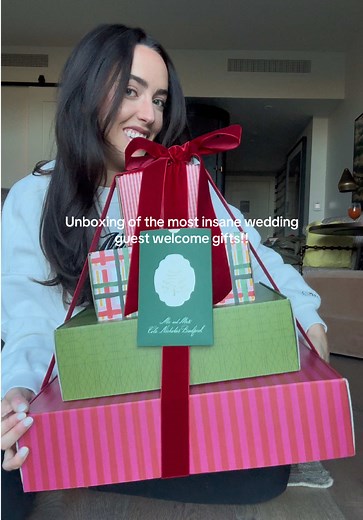 Luxury Wedding Guest Welcome Gift Box Unboxing Ideas