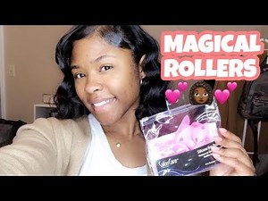 Silicone Rollers on Natural Hair!! | Super Easy & NO Heat