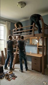 Smart Loft Bed Setup for Small Rooms | Space Saving Bedroom Design