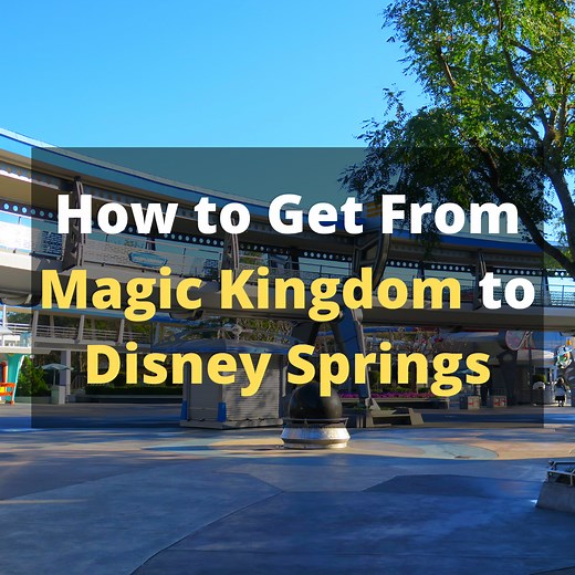 How to Get From Magic Kingdom to Disney Springs | Explained
