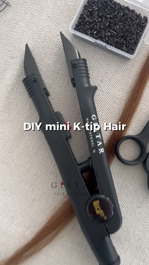 DIY Small K Tip Hair Extensions