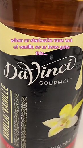 but now we can make sweet cream i guess 😵‍💫 #starbucks #davinci #fyp