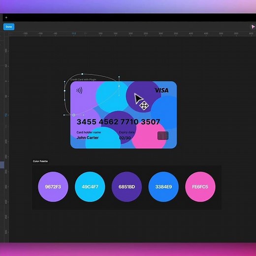 Create a quick mesh gradient in Figma