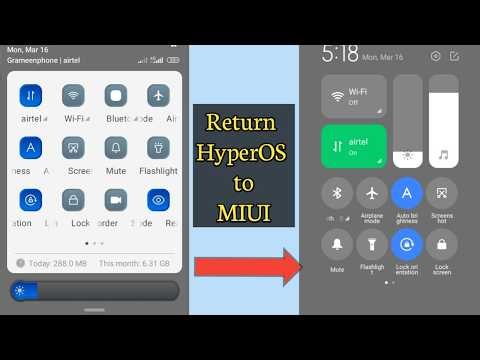 How to Get MIUI Control Center on HyperOS (Xiaomi/Redmi) | Step-by-Step Guide
