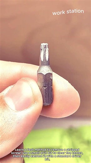 How to Remove a Stripped Screw Fast #worker #process #diy #repair #tools