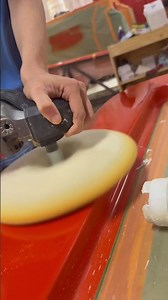 Buffing the gelcoat of this mold #composites #fiberglass #mold #buffing #moldmaking
