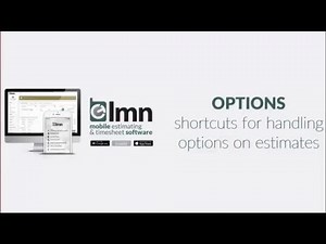 Creating Client Options in Estimates