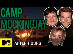 Jennifer Lawrence & the ‘Mockingjay’ Cast Get Crazy at Camp | MTV After Hours with Josh Horowitz