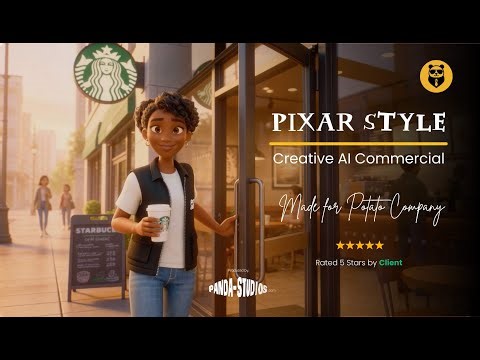 Pixar-Style AI Commercial| Panda Studios