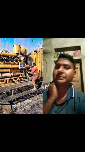 12 cylender diesel big engine start