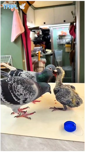 Male vs Female Pigeon Feeding Battle 🕊️ | Who Feeds More? #PigeonBreeding #RacingPigeons #PigeonParents #CockBird #HenBird