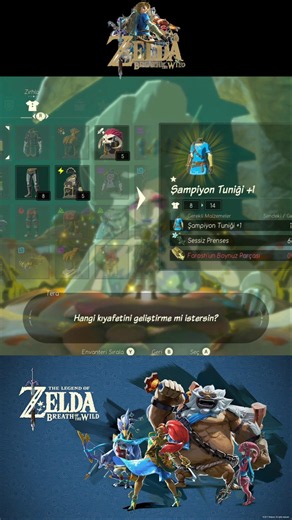 Zelda: Breath of the Wild Shorts; Maxing Out Armor Stats With Great Fairy Magic! 💖🛡️⚡