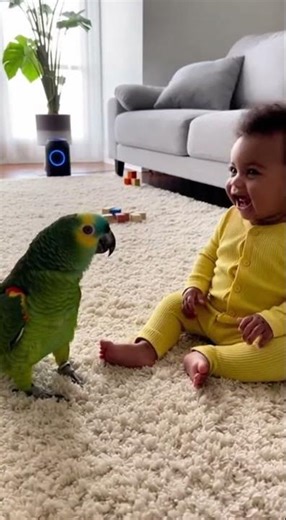 Dance Party! The Parrot Who Got the Baby Grooving” 🦜🎉👶😂