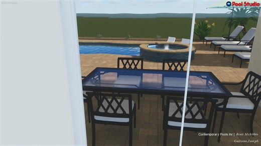 freeform pool with 12" raised spa in cape coral ,customer opted for no screen enclosure .Looking forward to starting this one. | Contemporary Pools