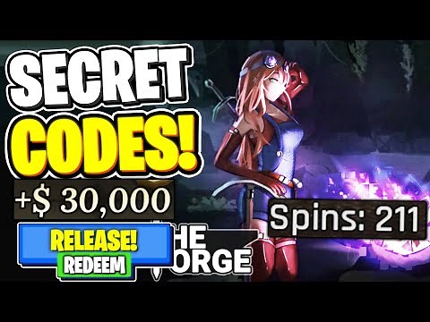 ALL CODES FOR The Forge ROBLOX The Forge CODES FREE SPINS LUCK TOTEMS