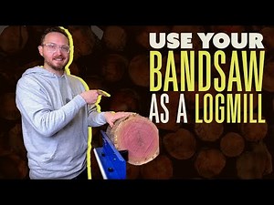 Turn Your Bandsaw Into a Log Mill with the AccuRight!