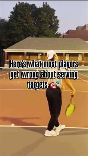 Tennis Serving Targets 🎯 #tennis #tennisserve