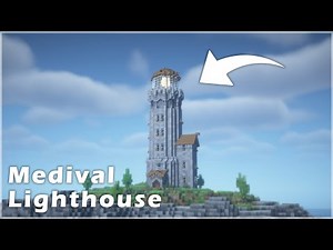 How to Build a Medival Lighthouse in Minecraft 1.21