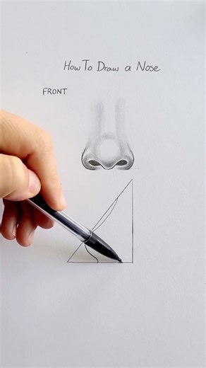 224 reactions · 43 shares | How to draw a nose  Artist: eyeinspired | Castle Arts | Facebook