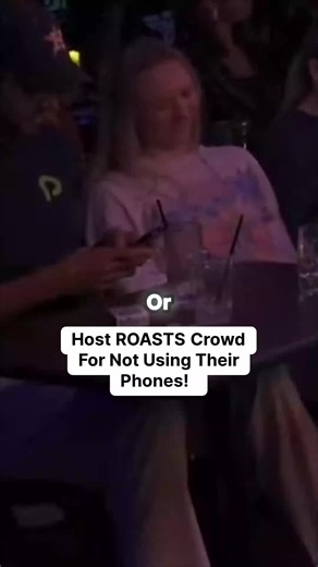 The energy on stage just went nuclear! 🤯 When the host demands photographic evidence of the moment and the audience refuses to pull out their phones... absolute chaos erupts. 🎤 This exchange between the comedian and the silent heckler is pure, unscripted, no-holds-barred performance art from Houston's wildest live comedy competition. Wait 'til you hear the highly specific curses lobbed at the uncooperative spectator. 💀 #ComedyRoast #LiveComedy #CrowdWork #RiotComedyClub #ComedyClips