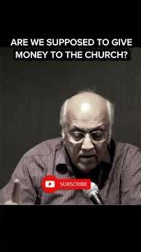 Are we supposed to give money to the church according to the Bible?